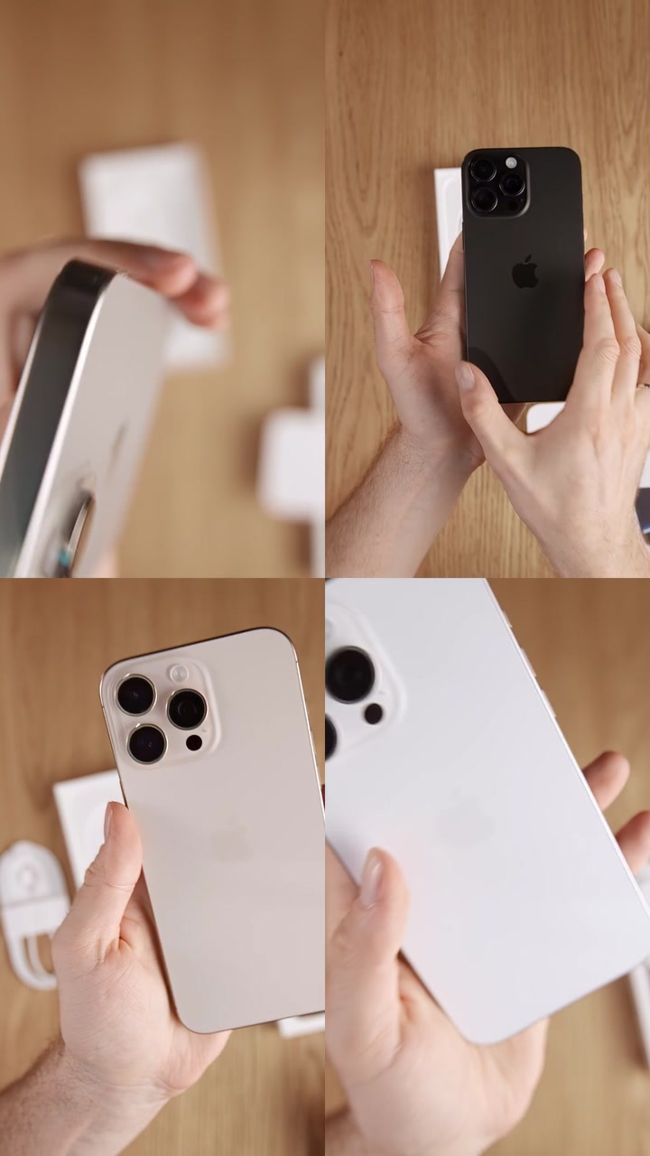 Все цвета iPhone 16 Pro Max