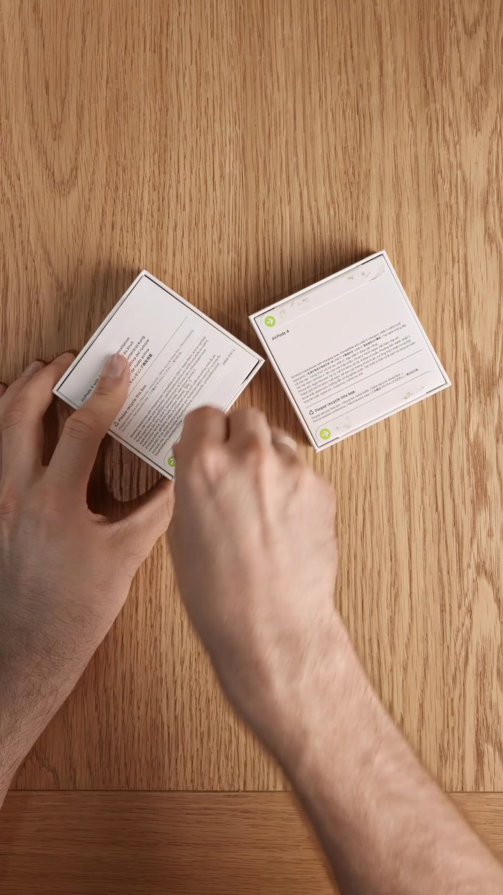 Распаковка AirPods 4 и 4 ANC