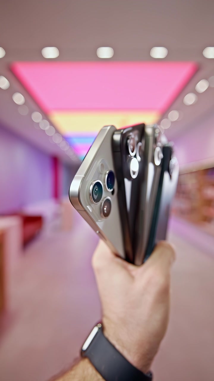 Все цвета iPhone 15 Pro Max