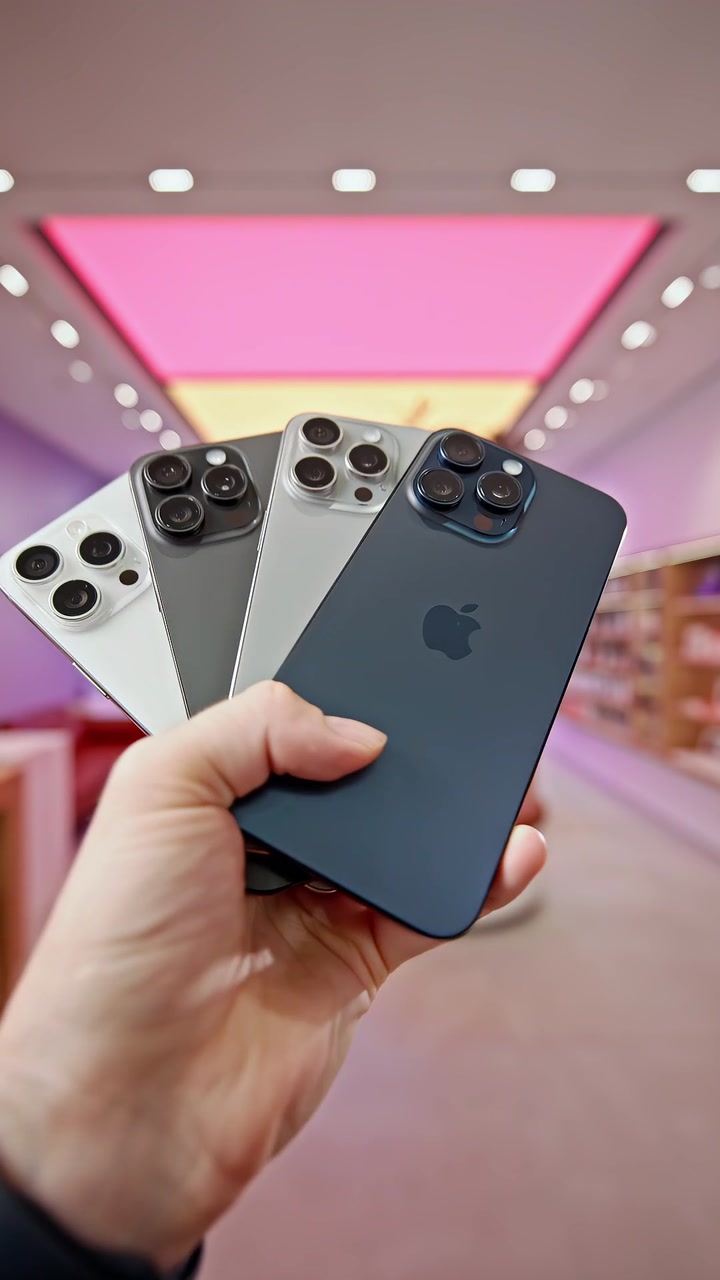 Все цвета iPhone 15 Pro Max