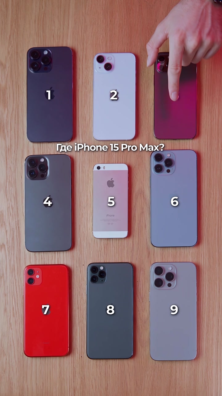 Давайте поможем пальцу найти iPhone 15 Pro Max