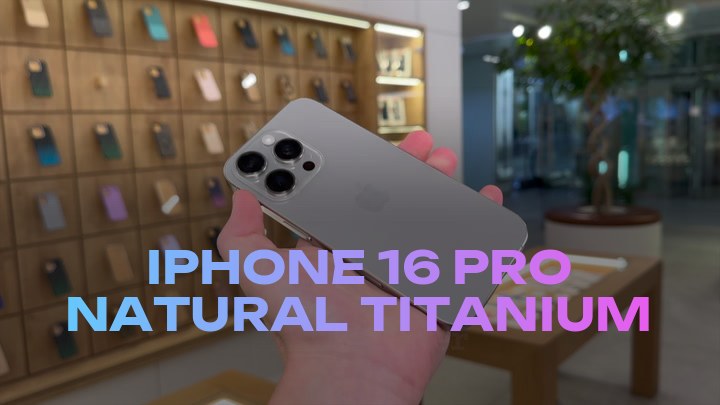 iPhone 16 Pro Natural Titanium