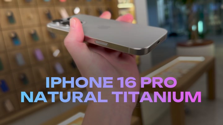 iPhone 16 Pro Natural Titanium