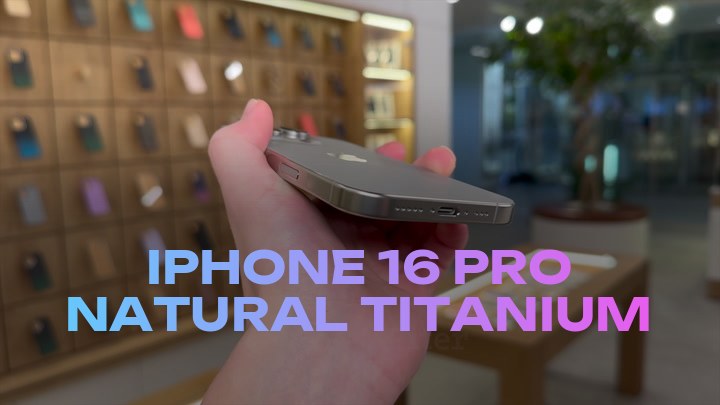 iPhone 16 Pro Natural Titanium