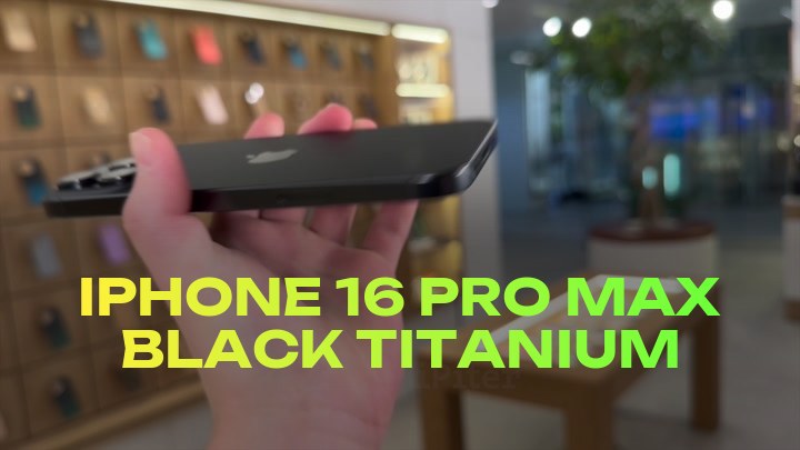 iPhone 16 Pro Max Black Titanium