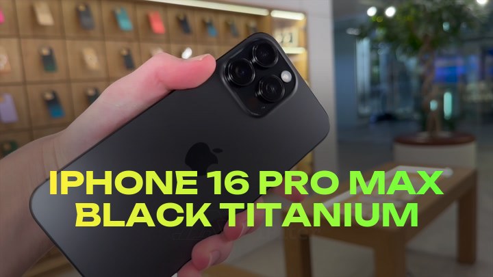 iPhone 16 Pro Max Black Titanium