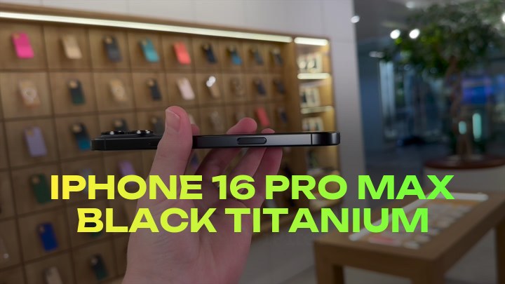 iPhone 16 Pro Max Black Titanium