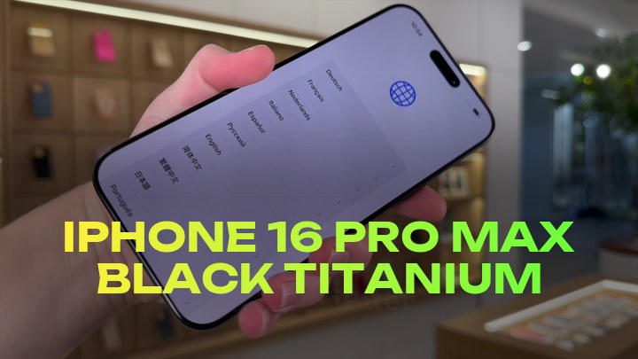iPhone 16 Pro Max Black Titanium