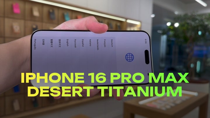 iPhone 16 Pro Max Desert Titanium