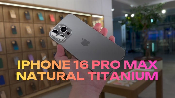 iPhone 16 Pro Max Natural Titanium