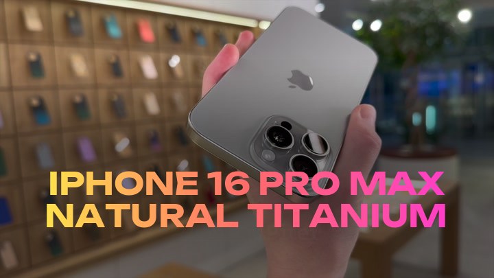 iPhone 16 Pro Max Natural Titanium