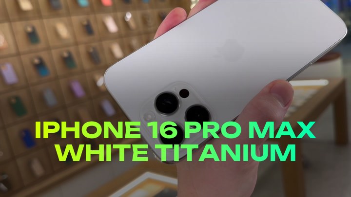 iPhone 16 Pro Max White Titanium