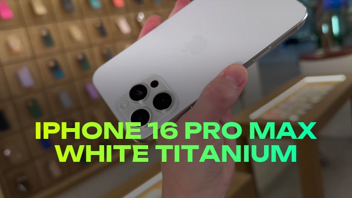 iPhone 16 Pro Max White Titanium