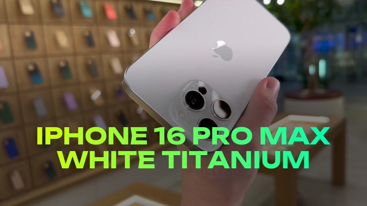 iPhone 16 Pro Max White Titanium