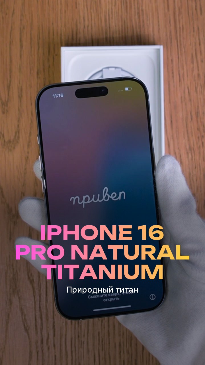 Apple iPhone 16 Pro Natural Titanium (Природный титан)