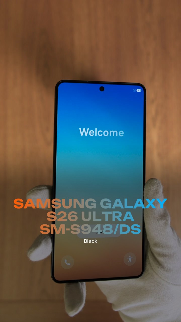 Samsung Galaxy S26 Ultra (Black) SM-S948/DS (Dual Nano-sim + eSim)