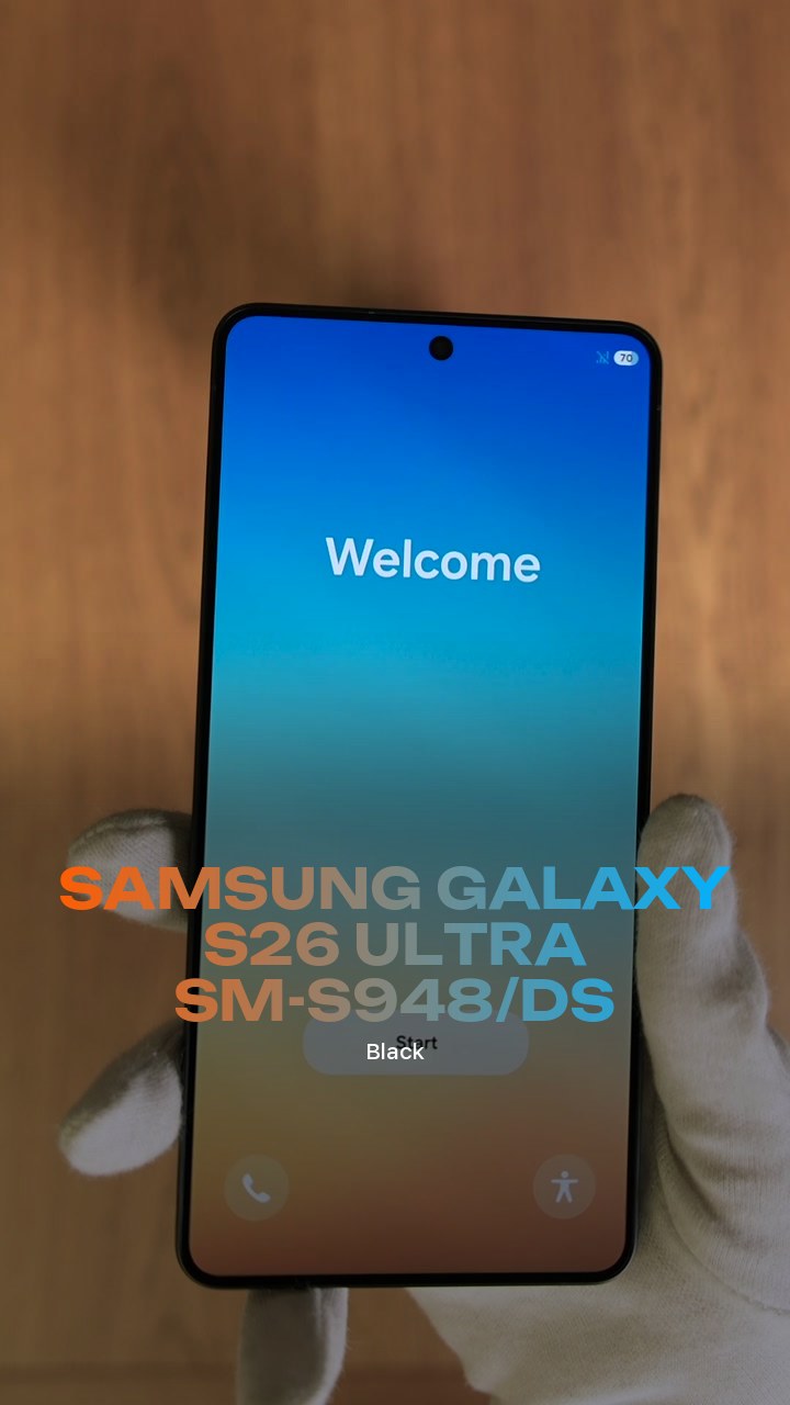 Samsung Galaxy S26 Ultra (Black) SM-S948/DS (Dual Nano-sim + eSim)