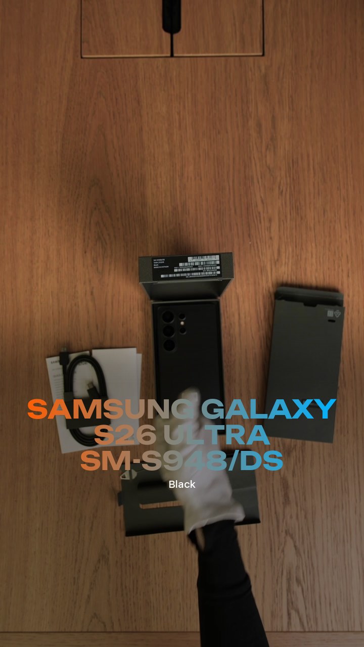 Samsung Galaxy S26 Ultra (Black) SM-S948/DS (Dual Nano-sim + eSim)