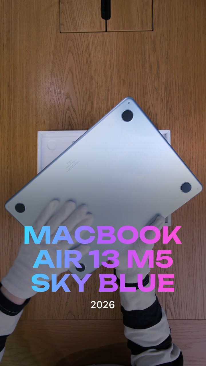 Apple MacBook Air 13 (2026) M5 Sky Blue