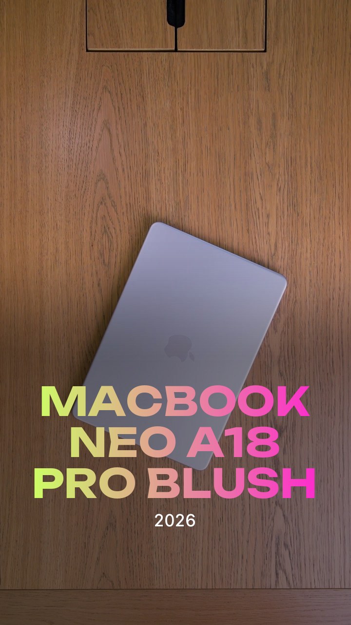 Apple MacBook Neo (2026) A18 Pro (6CPU/5GPU/8GB/512GB) Blush (MHFJ4)