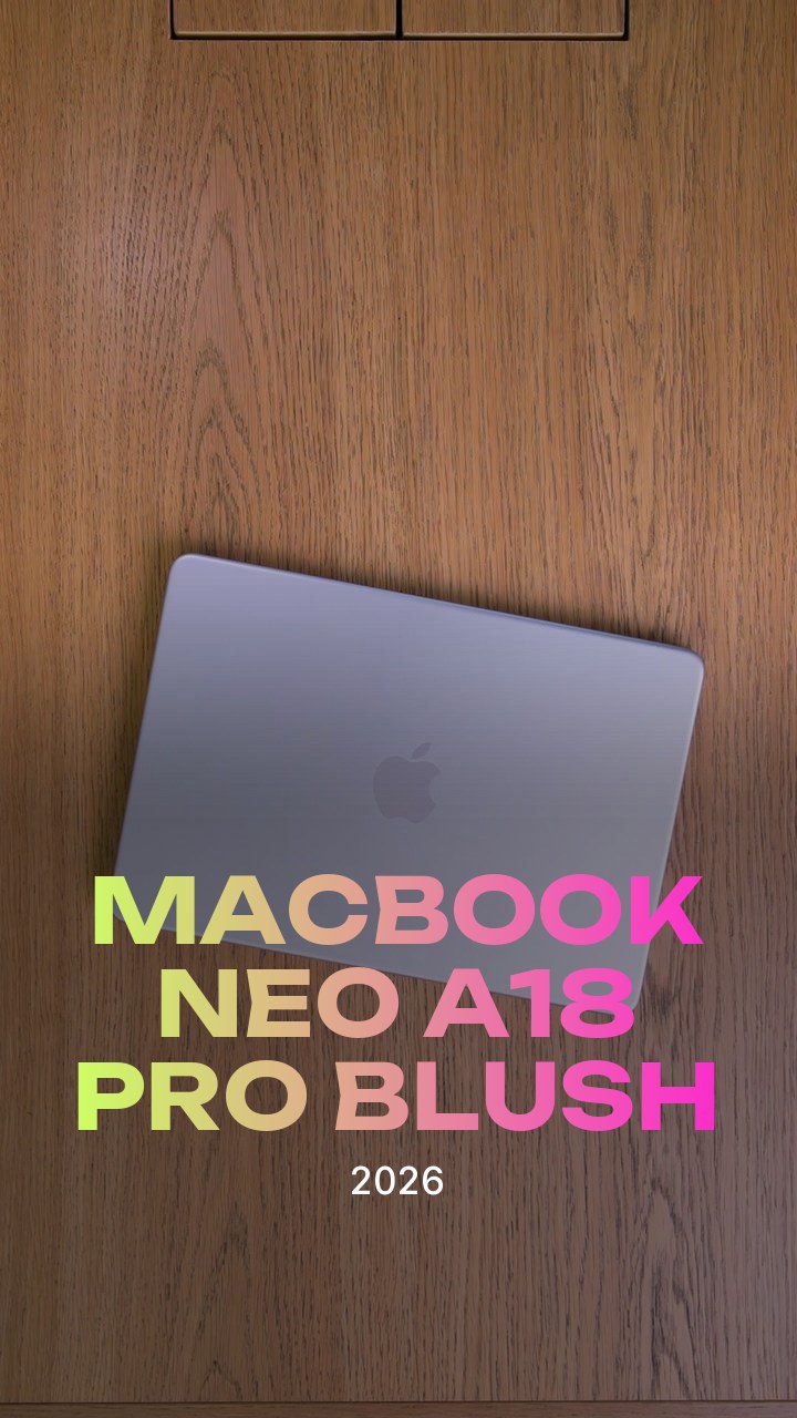 Apple MacBook Neo (2026) A18 Pro (6CPU/5GPU/8GB/512GB) Blush (MHFJ4)