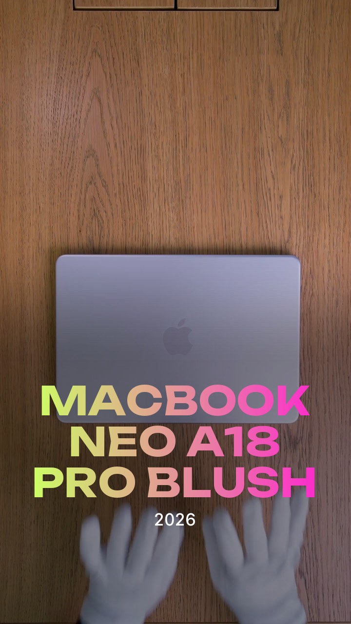 Apple MacBook Neo (2026) A18 Pro (6CPU/5GPU/8GB/512GB) Blush (MHFJ4)