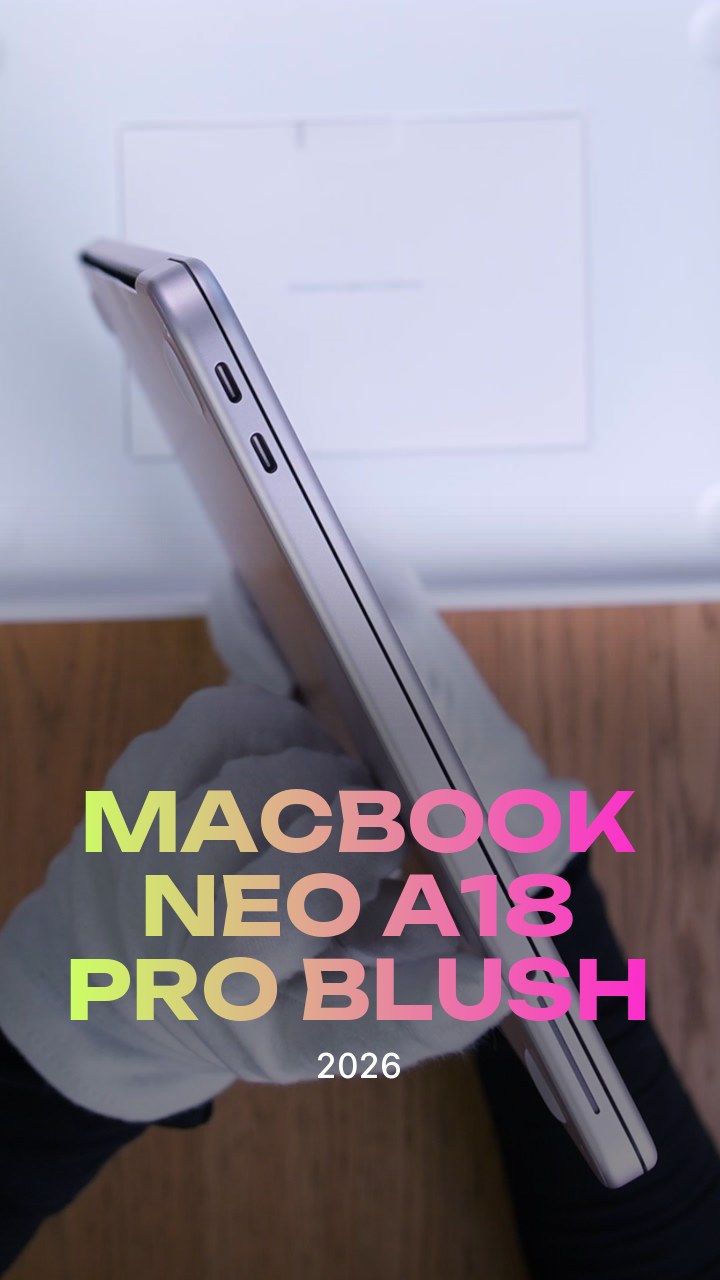 Apple MacBook Neo (2026) A18 Pro (6CPU/5GPU/8GB/512GB) Blush (MHFJ4)