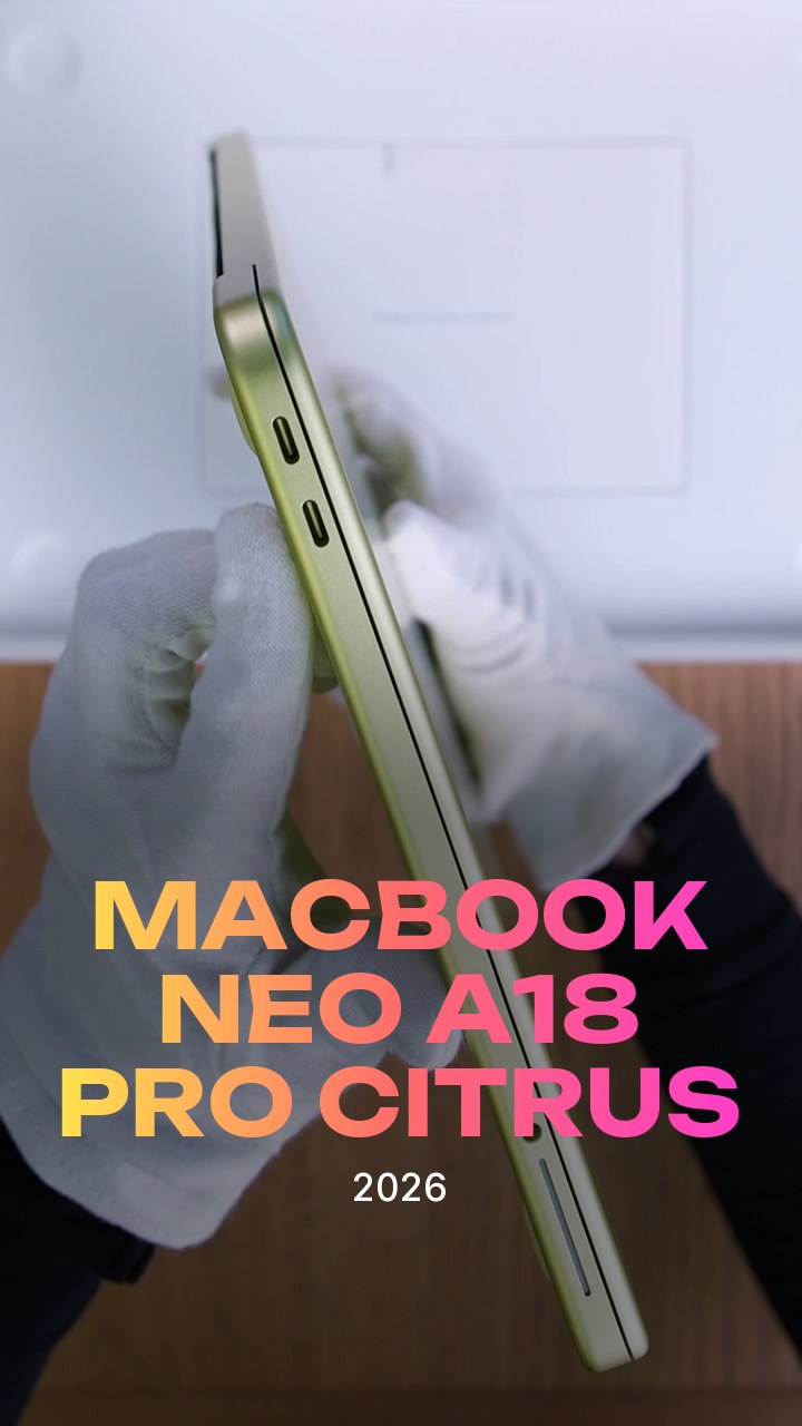 Apple MacBook Neo (2026) A18 Pro (6CPU/5GPU/8GB/512GB) Citrus (MHFE4)