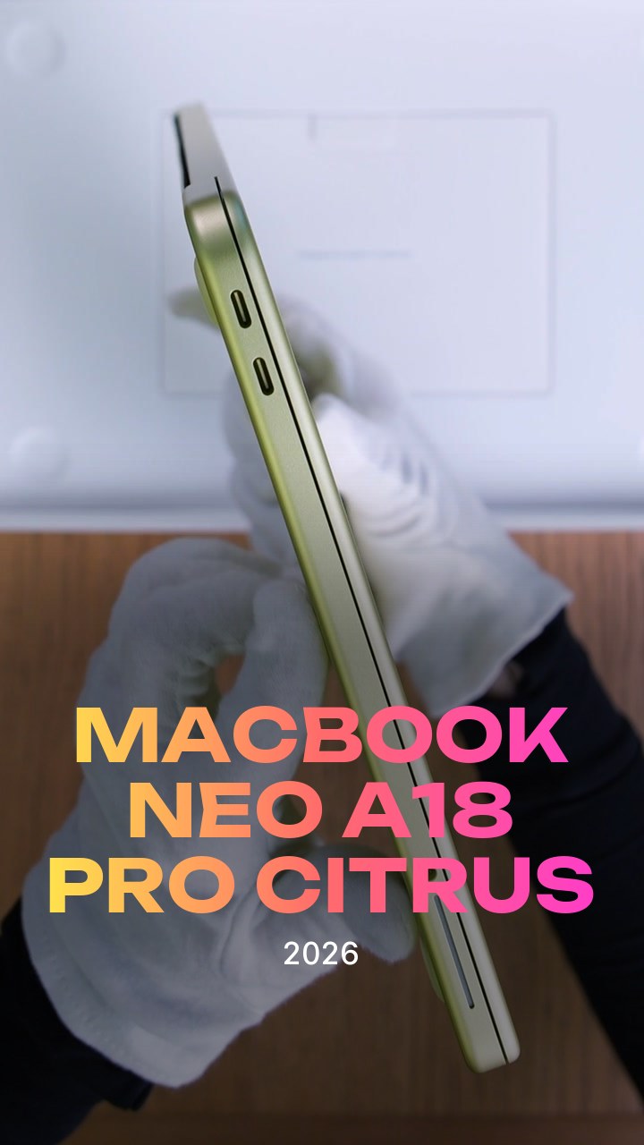 Apple MacBook Neo (2026) A18 Pro (6CPU/5GPU/8GB/512GB) Citrus (MHFE4)