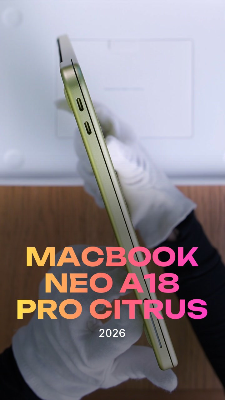 Apple MacBook Neo (2026) A18 Pro (6CPU/5GPU/8GB/512GB) Citrus (MHFE4)