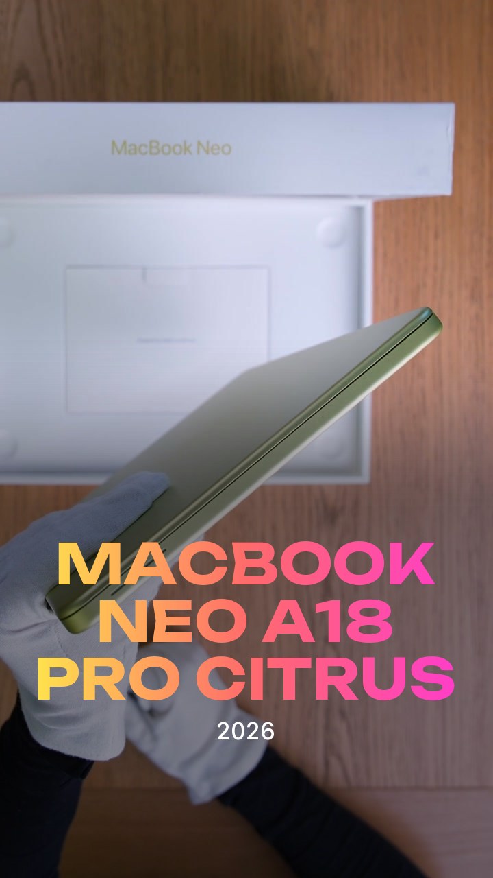 Apple MacBook Neo (2026) A18 Pro (6CPU/5GPU/8GB/512GB) Citrus (MHFE4)