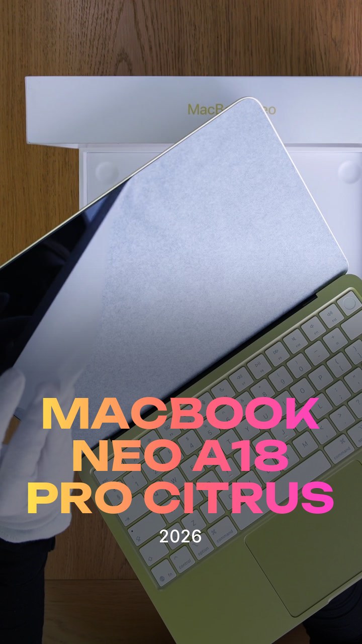 Apple MacBook Neo (2026) A18 Pro (6CPU/5GPU/8GB/512GB) Citrus (MHFE4)