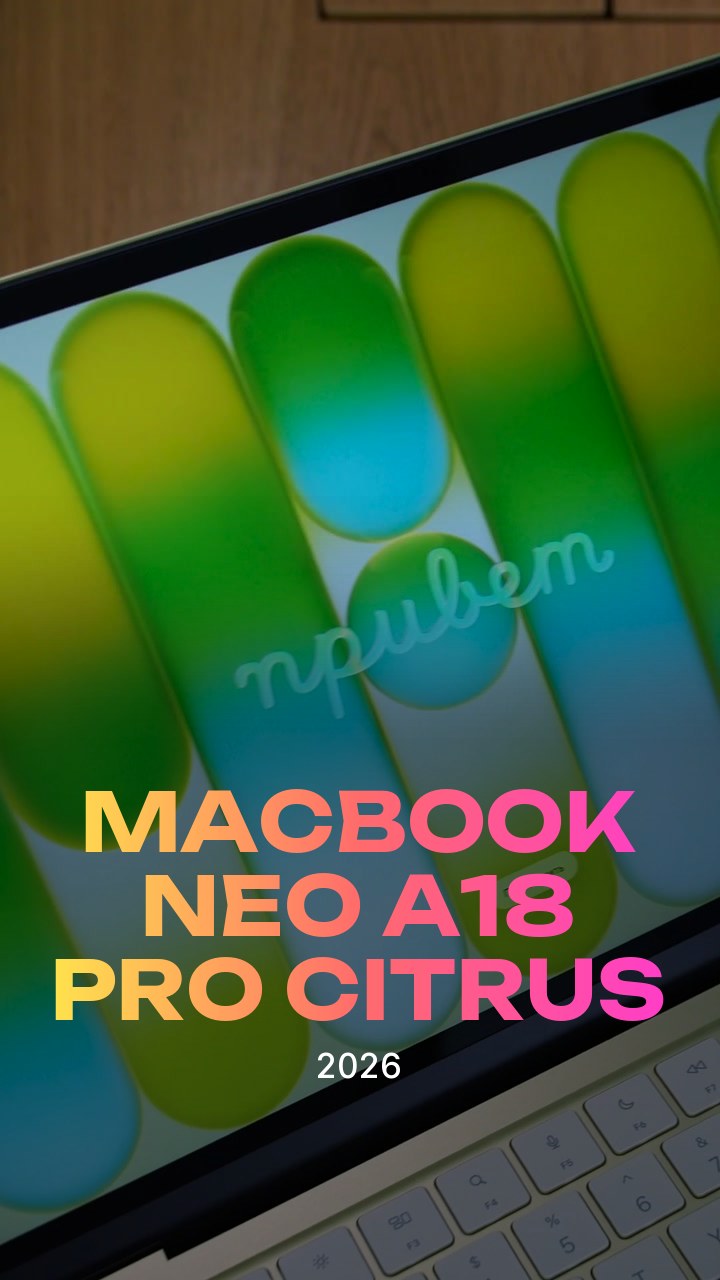 Apple MacBook Neo (2026) A18 Pro (6CPU/5GPU/8GB/512GB) Citrus (MHFE4)
