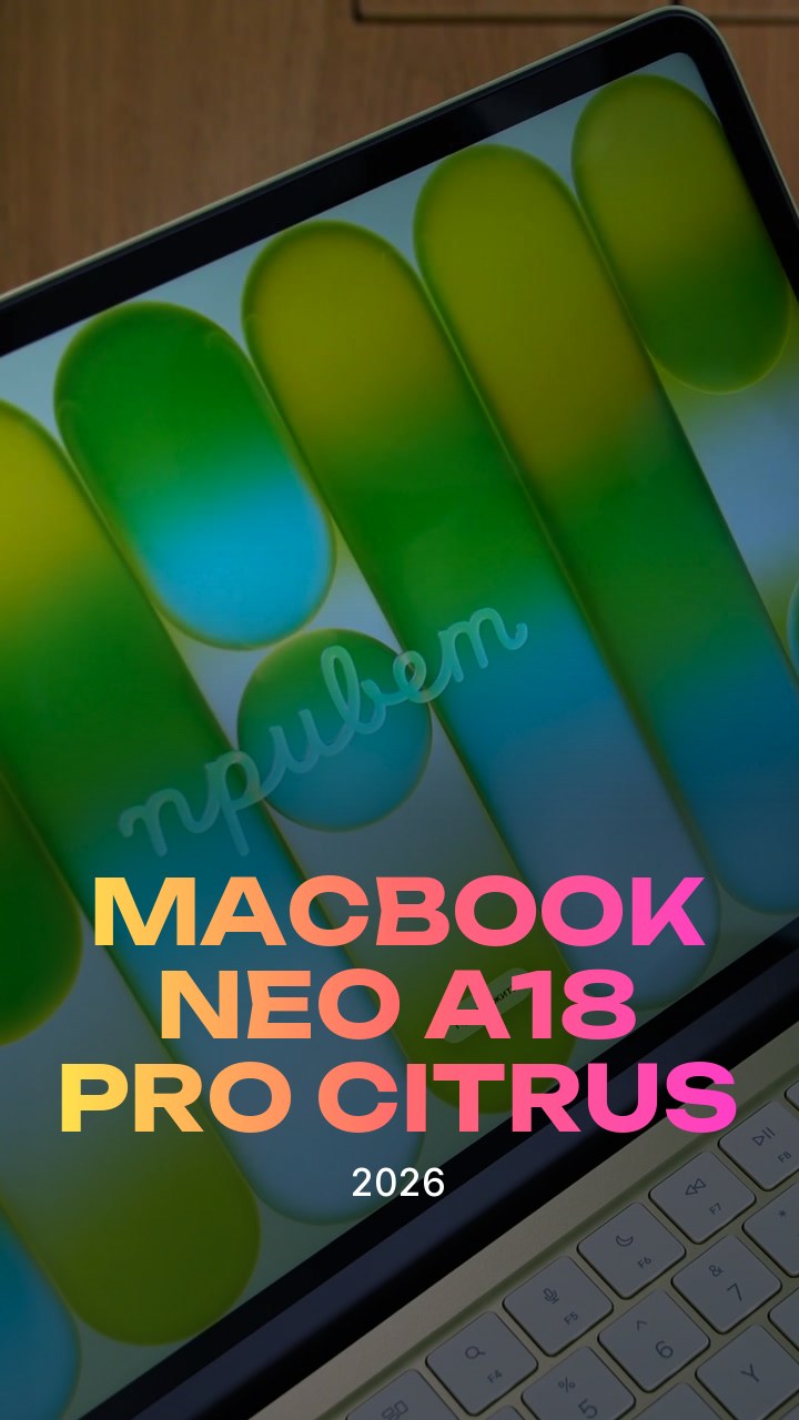 Apple MacBook Neo (2026) A18 Pro (6CPU/5GPU/8GB/512GB) Citrus (MHFE4)