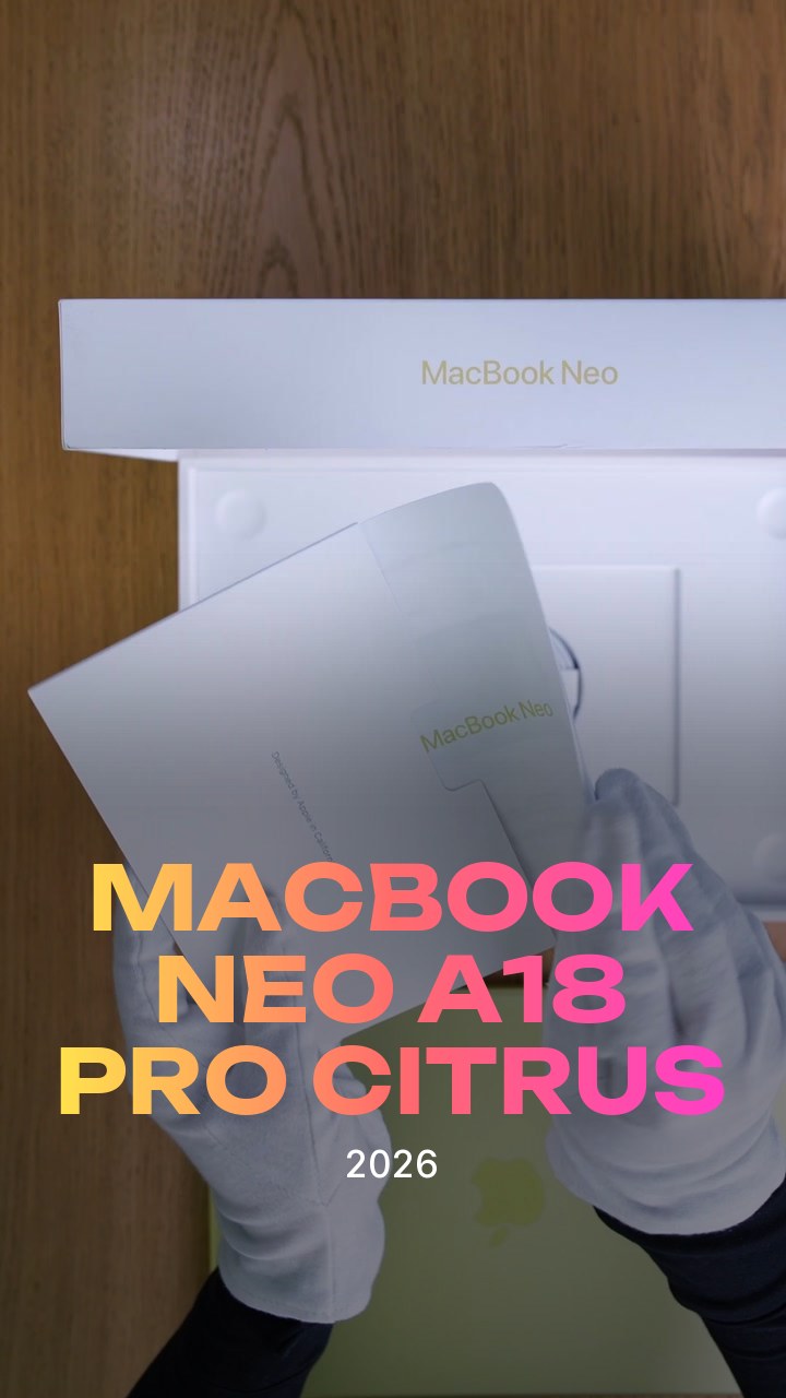 Apple MacBook Neo (2026) A18 Pro (6CPU/5GPU/8GB/512GB) Citrus (MHFE4)