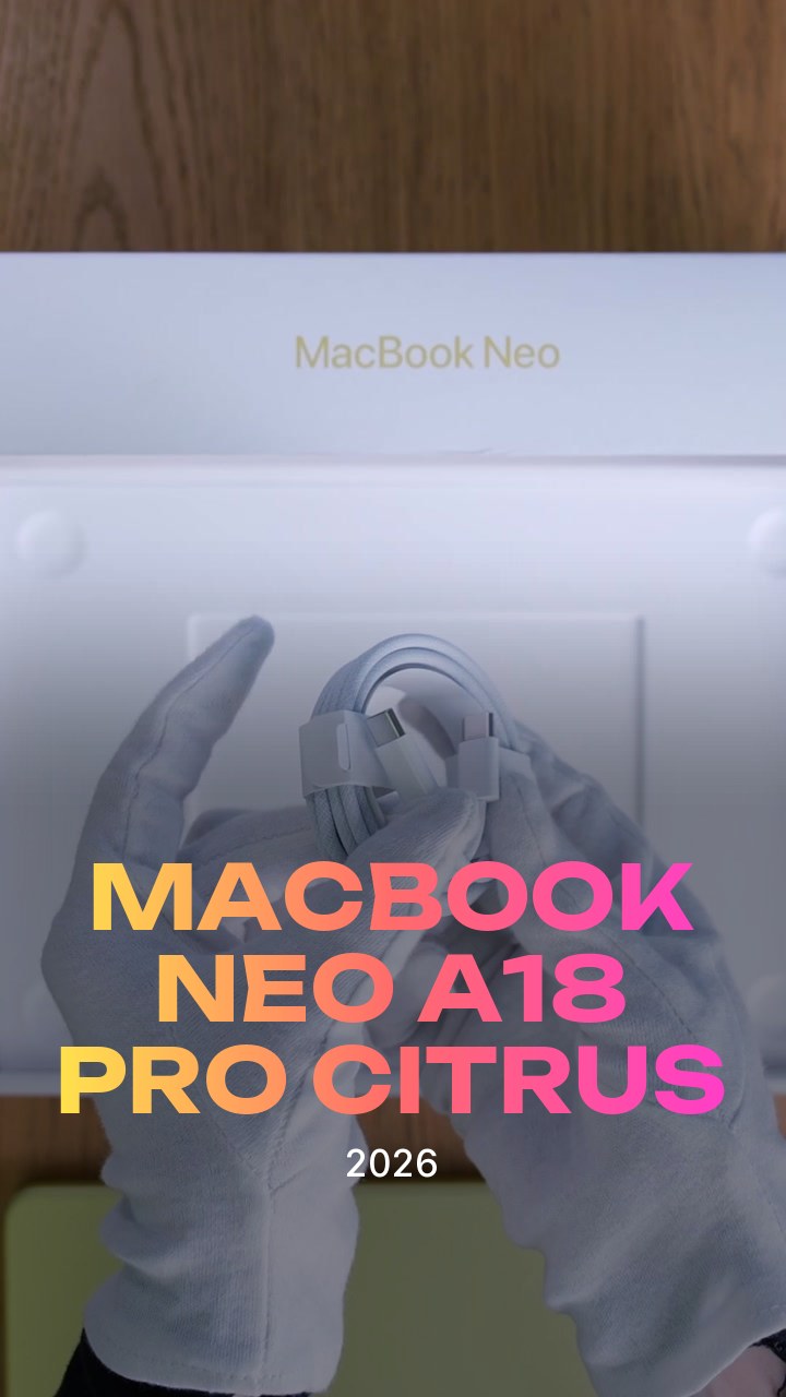 Apple MacBook Neo (2026) A18 Pro (6CPU/5GPU/8GB/512GB) Citrus (MHFE4)