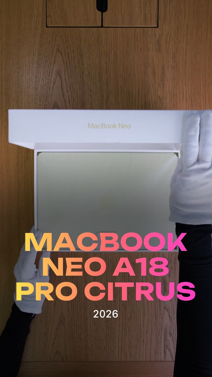 Apple MacBook Neo (2026) A18 Pro (6CPU/5GPU/8GB/512GB) Citrus (MHFE4)