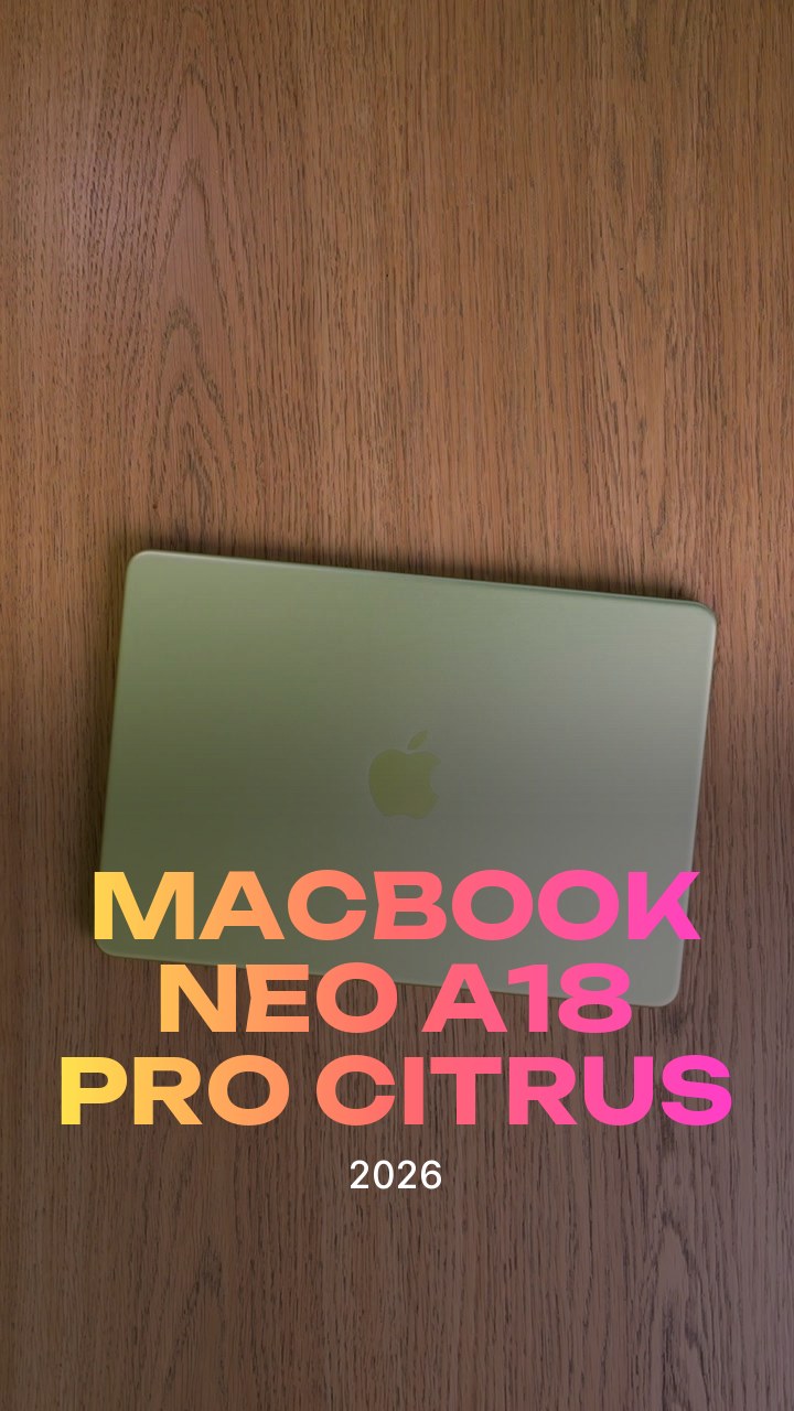 Apple MacBook Neo (2026) A18 Pro (6CPU/5GPU/8GB/512GB) Citrus (MHFE4)