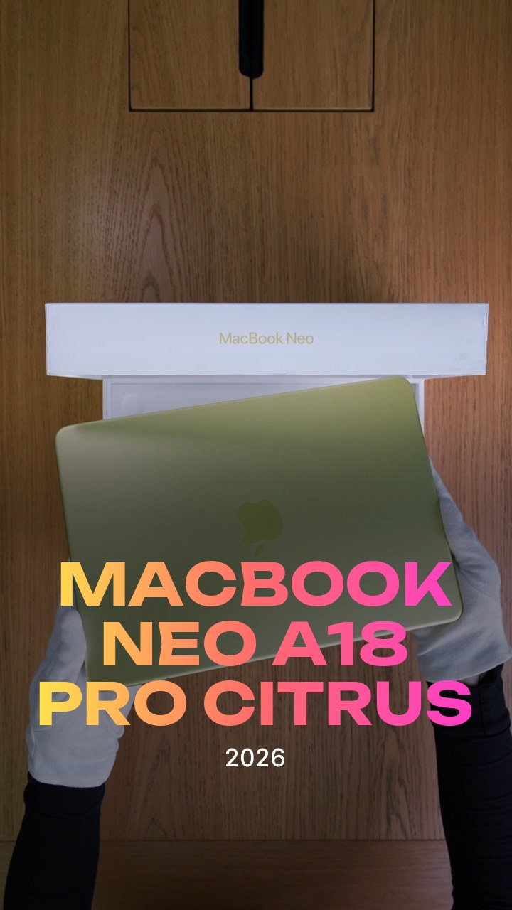 Apple MacBook Neo (2026) A18 Pro (6CPU/5GPU/8GB/512GB) Citrus (MHFE4)