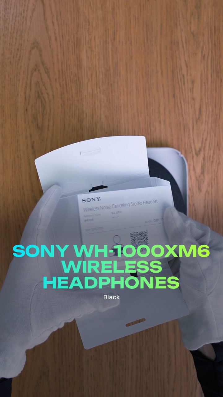 Sony WH-1000XM6 Wireless Headphones (Black)