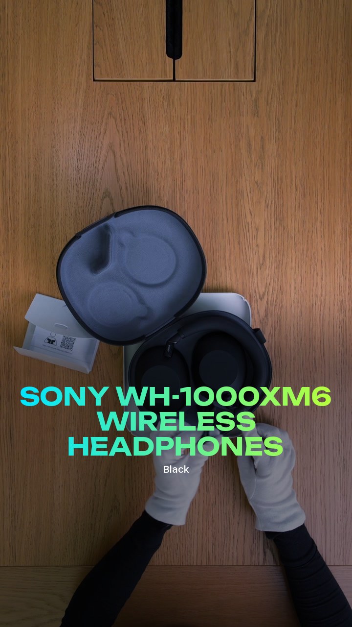 Sony WH-1000XM6 Wireless Headphones (Black)