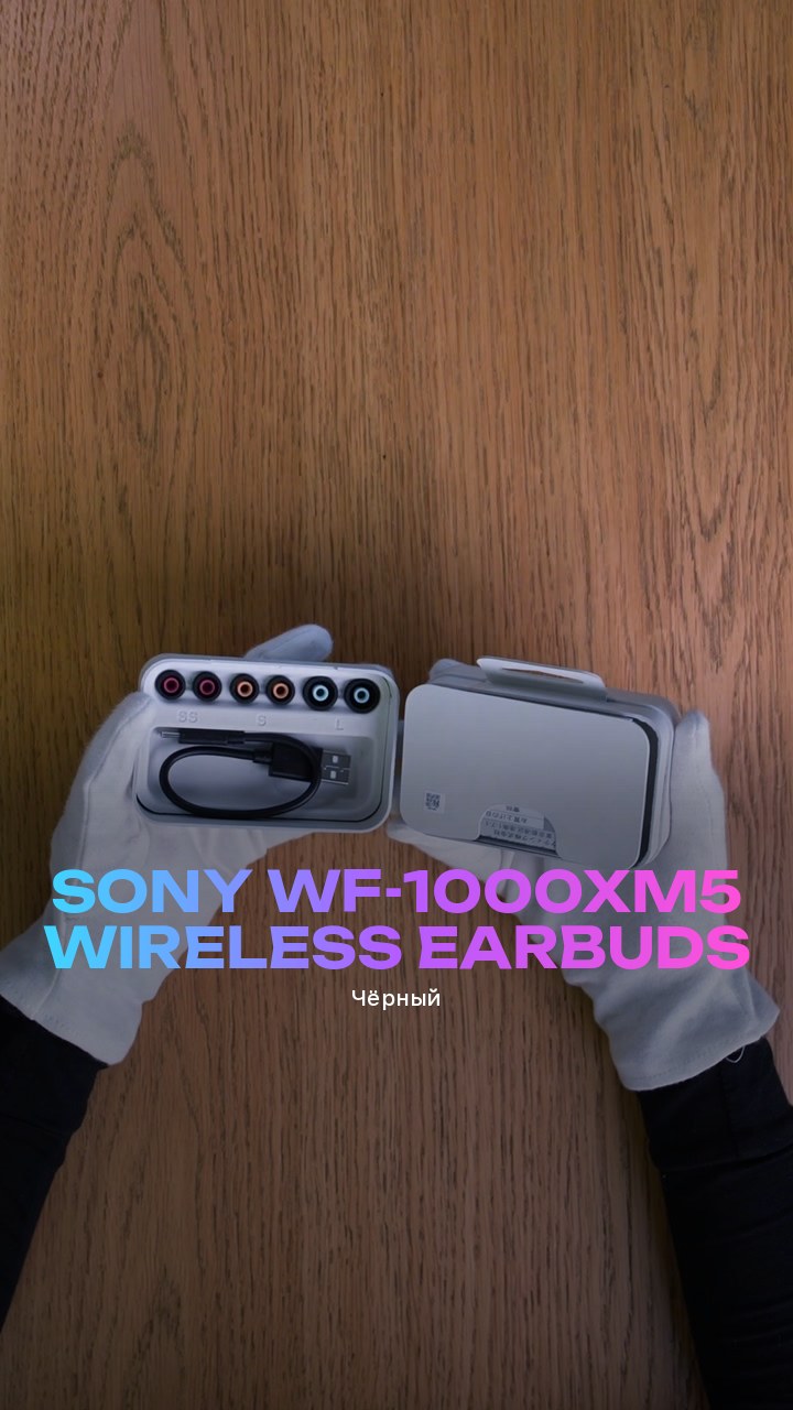 Sony WF-1000XM5 Wireless Earbuds (Чёрный)