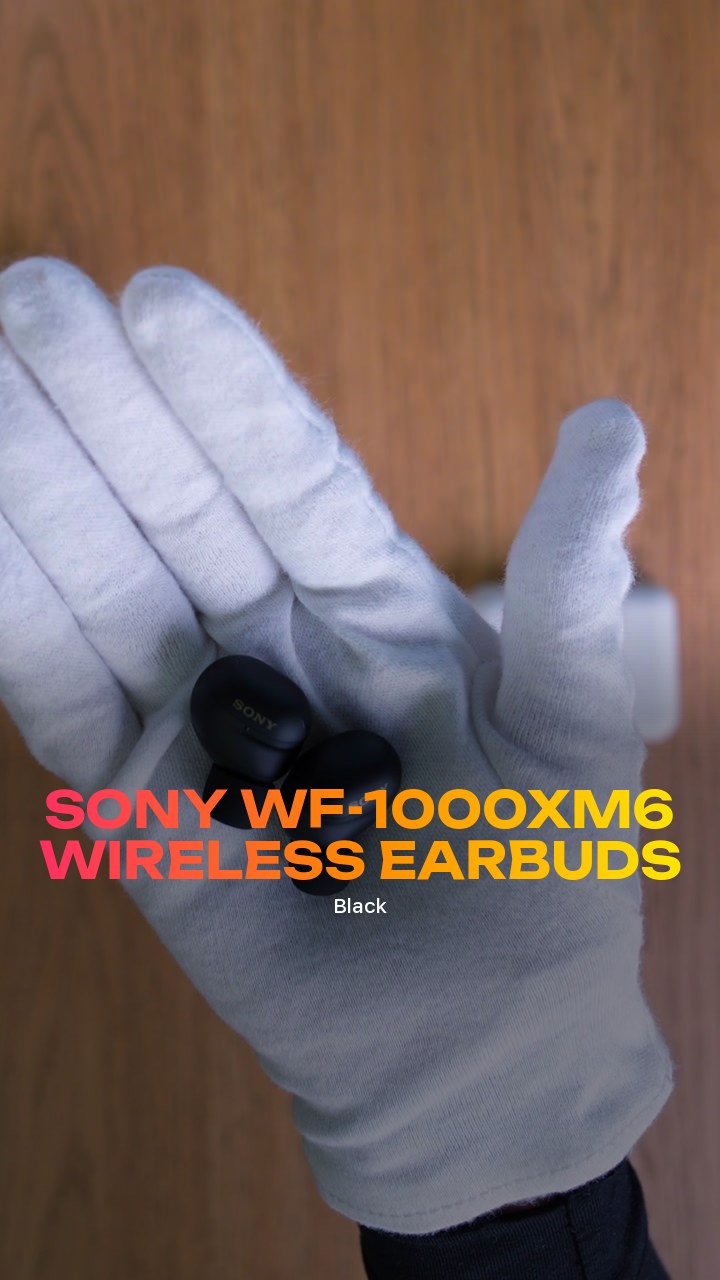 Sony WF-1000XM6 Wireless Earbuds (Black)
