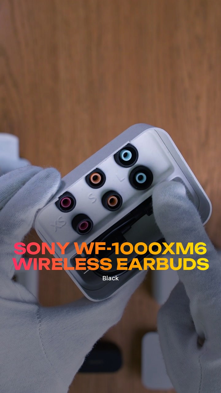 Sony WF-1000XM6 Wireless Earbuds (Black)