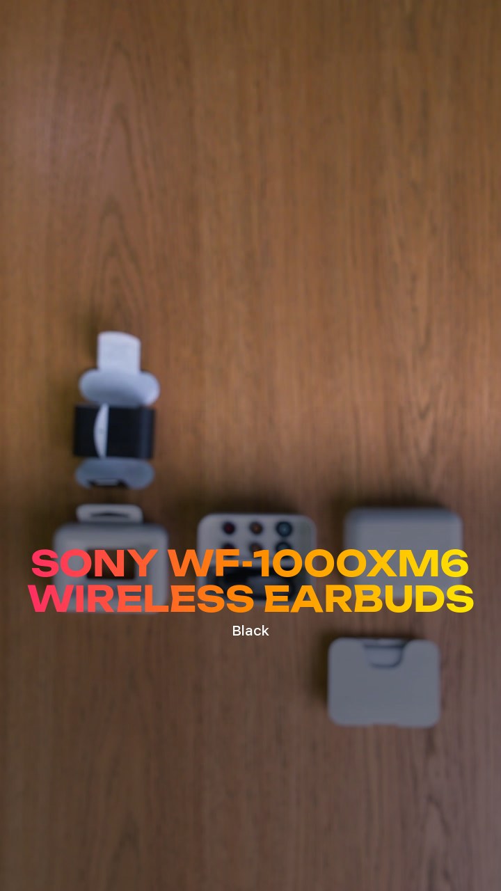 Sony WF-1000XM6 Wireless Earbuds (Black)