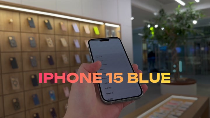 iPhone 15 Blue