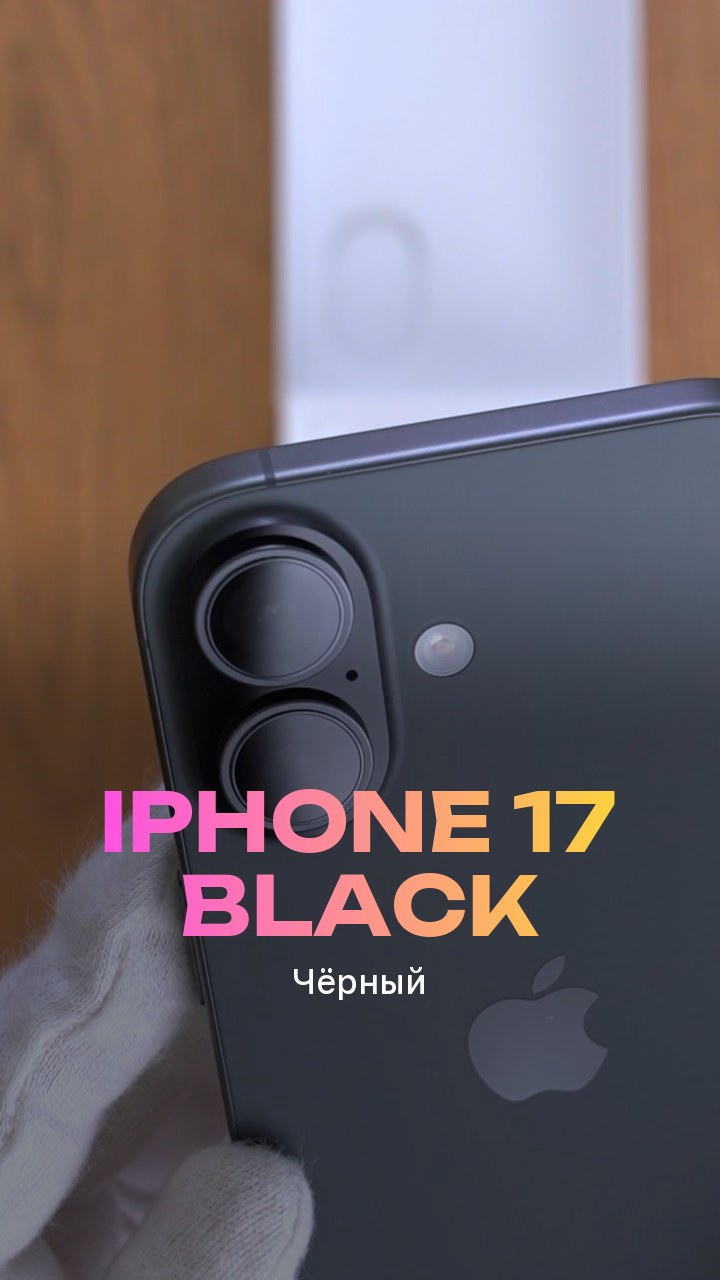 Apple iPhone 17 Black (Чёрный) Nano-sim + eSim