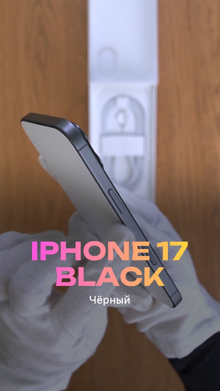 Apple iPhone 17 Black (Чёрный) Nano-sim + eSim