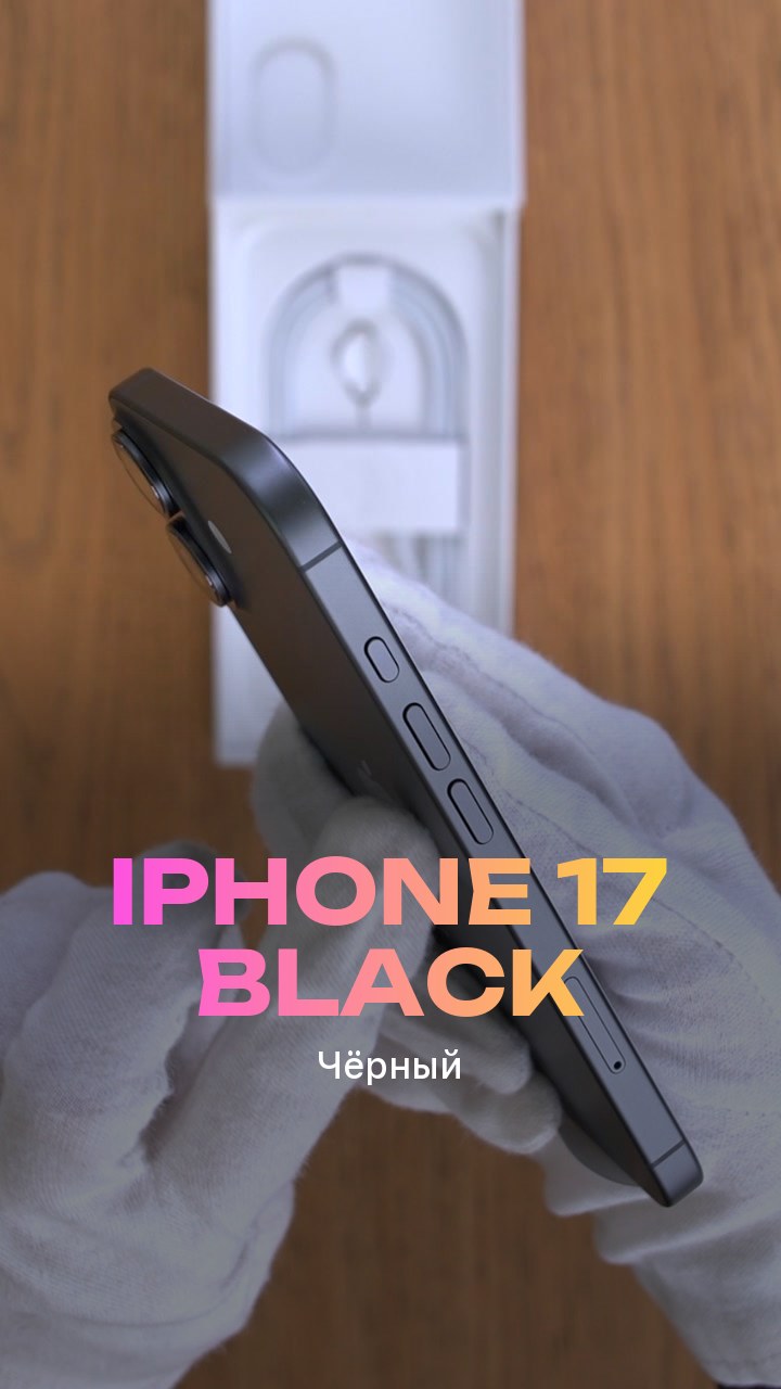 Apple iPhone 17 Black (Чёрный) Nano-sim + eSim