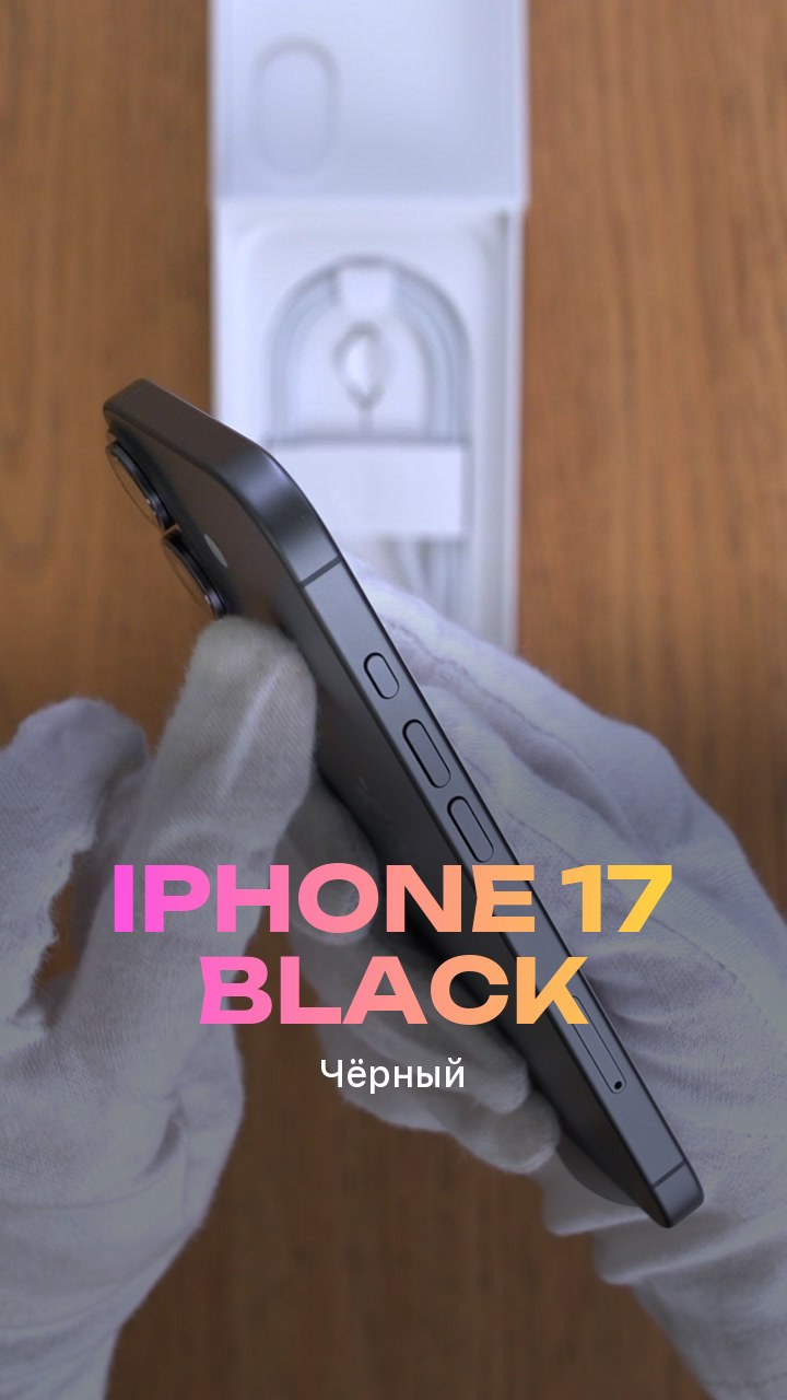 Apple iPhone 17 Black (Чёрный) Nano-sim + eSim